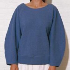 Mara Hoffman Blake Blue Sweatshirt